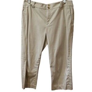 Chaps Khaki Capri Pants 12